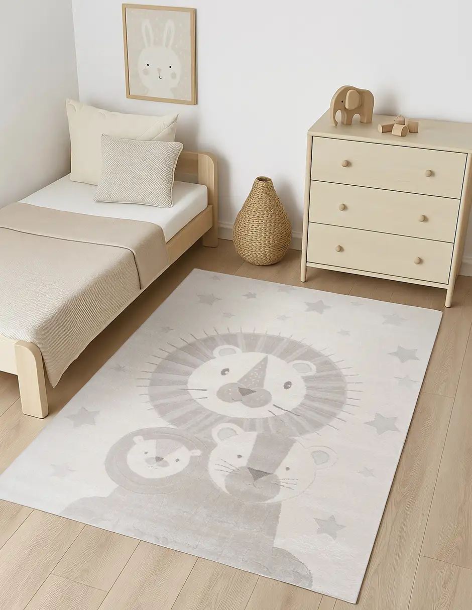 Tapete para áreas múltiples Simba 01 Beige - Image 7