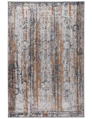 Tapete para sala moderno Moon diseño vintage azul y plata